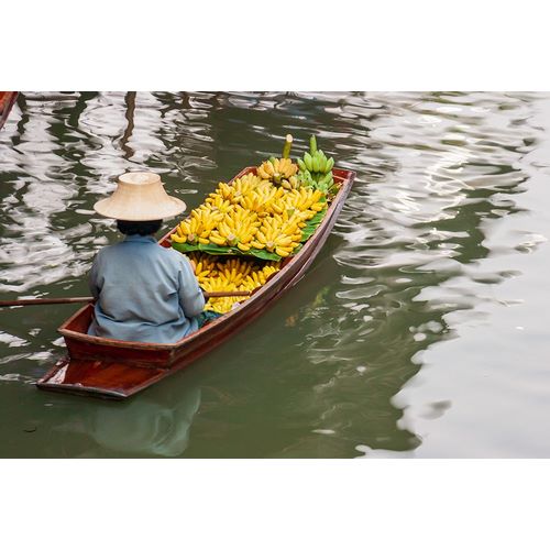 Haseltine, Tom 아티스트의 Damnoen Saduak Floating Market-Bangkok-Thailand-Woman with boatload of bananas작품입니다.